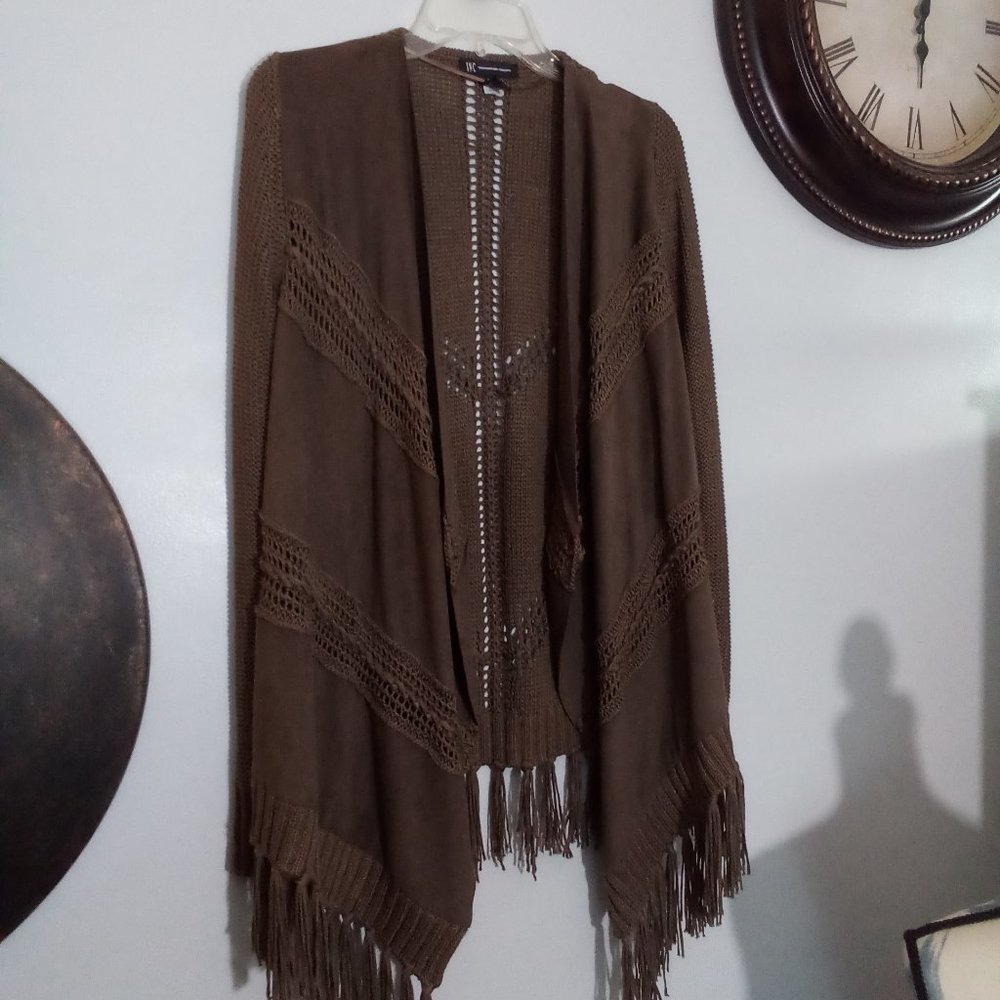 Inc, brown sweater